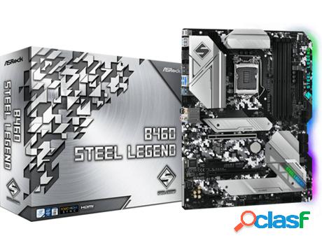 Placa Base ASROCK B460 STEEL LEGEND (Socket LGA 1200 - Intel