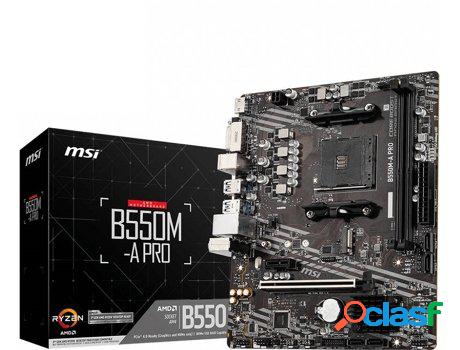 Placa Base MSI B550M-A PRO (Socket AM4 - AMD B550 - ATX)