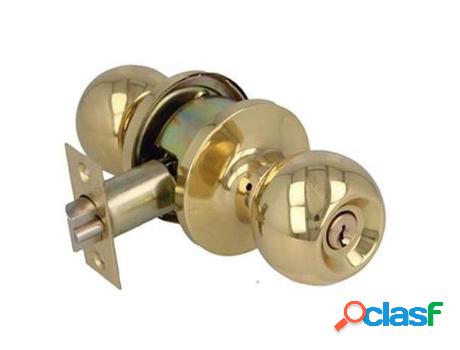 Pomo 610 laton pulido entrada con llave juego