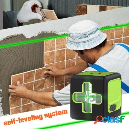 Portátil Mini 2 líneas verdes Nivel láser Líneas