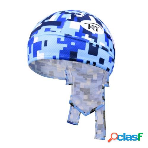 Protección UV Ciclismo Pañuelo en la cabeza que absorbe el