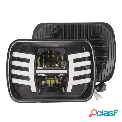 Proyector de faro rectangular LED de 1 pieza 7x6 5x7