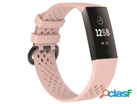Pulsera Fitbit Charge 3/4 Silicona Rosa (L)