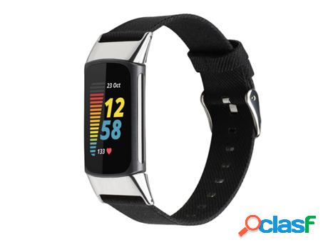 Pulsera Fitbit Charge 5 Lona Negra (L)