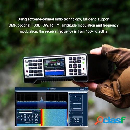 Q900 100KHz-2GHz todos los transceptores de radio definidos