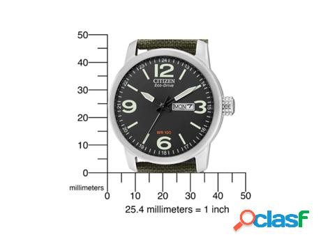 Reloj CITIZEN Hombre (Piel - Verde)