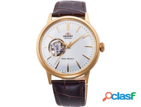 Reloj ORIENT Hombre (Piel Genuína - Marrón)