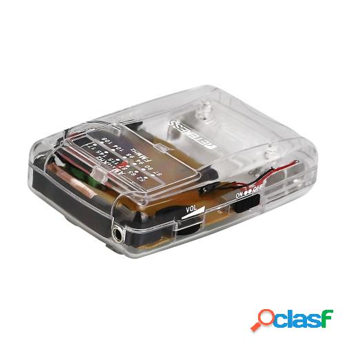 Retekess TR624 Radio portátil transparente AM / FM Pointer