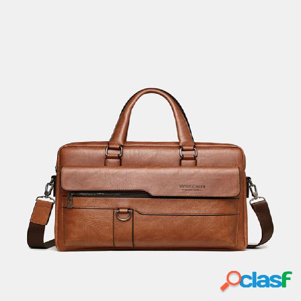 Retro para hombres Bolsa Maletín para hombres Bolso de