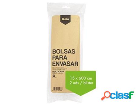 Rollo bolsa envasar 15x60cm. blister 2