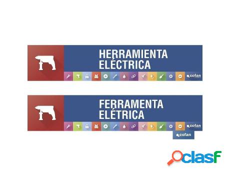 Señaletica imantada para expositor 975 x 200 mm -