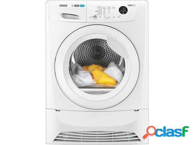 Secadora ZANUSSI ZDH33W (8 kg - Bomba de Calor - Blanco)