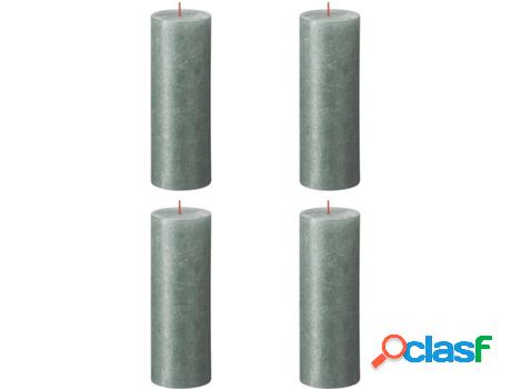Set 4 velas BOLSIUS Shimmer Óxido (Azul - Duración: 85h)