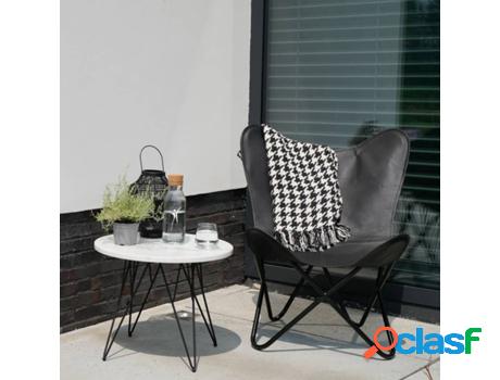 Silla LESLI LIVING (Negro - Hierro - 75x75x87 cm)