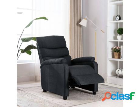 Silla Reclinable VIDAXL 321217 Tela Gris