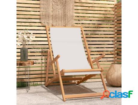 Silla VIDAXL de playa plegable