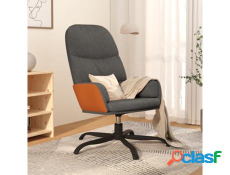 Silla VIDAXL de relax Gris (Tela - 70 x 77 x 98 cm)