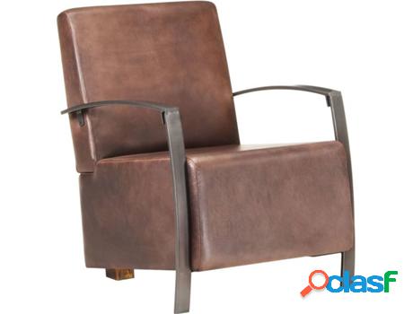 Sillón VIDAXL 321863 Cuero Marrón