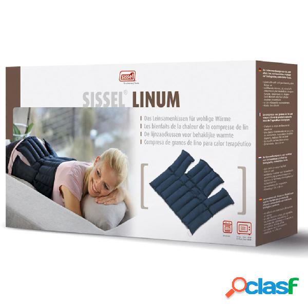Sissel Bolsa de calor de granos de lino Linum 38x36cm azul