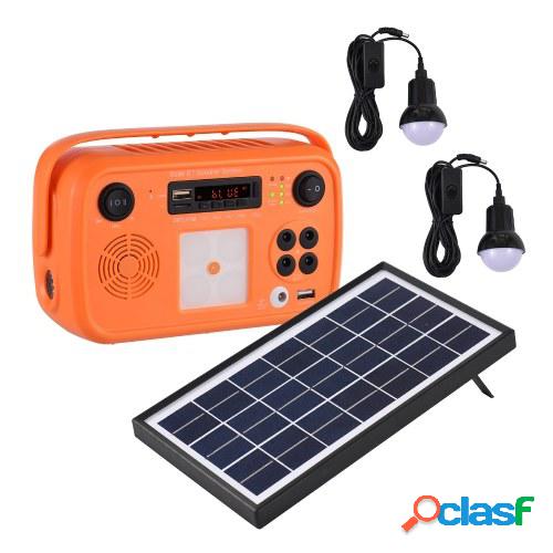 Sistema de altavoces Solar BT con carga e iluminación de