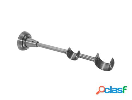Soporte zirconio doble 28-20 mm. niquel mate