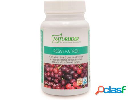 Suplemento Alimentar NATURLIDER Resveratrol (60 Vcaps -