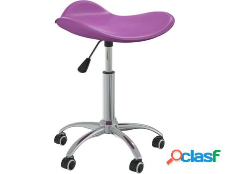 Taburete de Trabajo VIDAXL 18 Morado