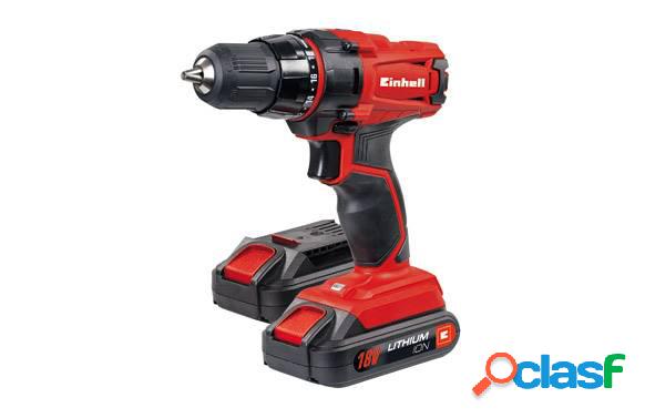 Taladro a batería Einhell TV-CD18-2Li con 2 Baterías y