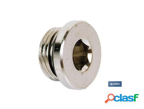 Tapon allen rosca macho con torica m-5 caja 5 unid.