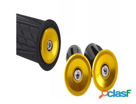 Tapones Finales De Manillar Para Ciclo 1 Par Oro