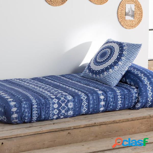 Tejidos JVR Edredon Ajustable Estampado Modelo Mandala -