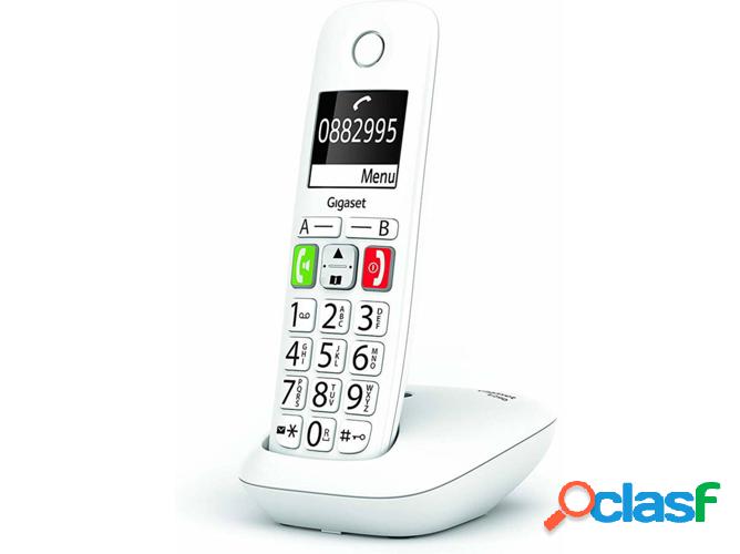 Teléfono Fijo GIGASET E290 Blanco