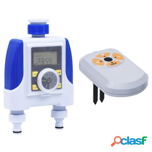 Temporizador de riego dual con doble salida y sensor de