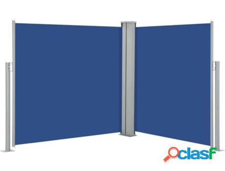 Toldo Lateral Retráctil VIDAXL (Azul - Tela - 120x600 cm)