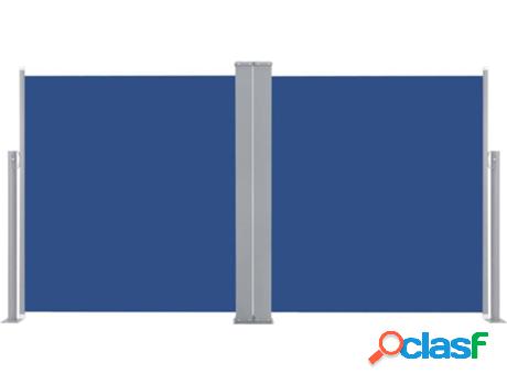 Toldo Lateral Retráctil VIDAXL (Azul - Tela - 170x600 cm)