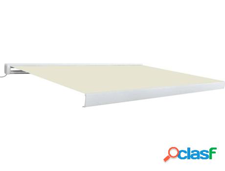 Toldo VIDAXL 73 Motorizado (Beis - Tela - 350x250 cm)