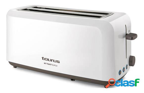 Tostador dos ranuras largas blanco-1450w