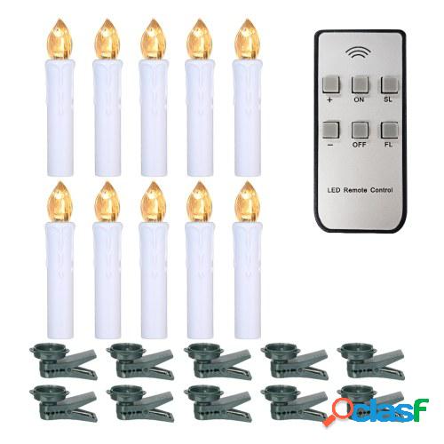 Velas sin llama de 10 piezas con control remoto Velas LED