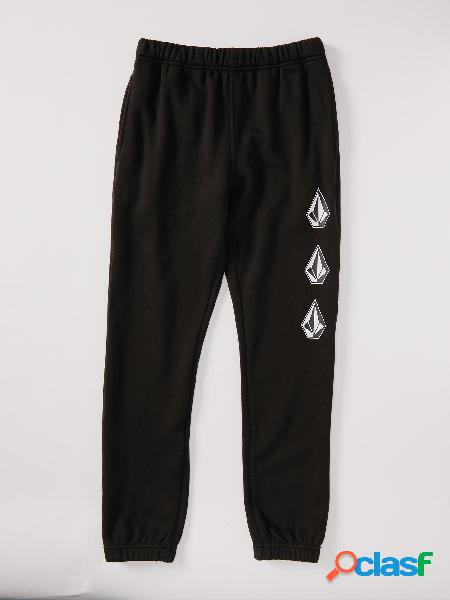 Volcom Pantalón deportivo de forro polar Iconic Stone -