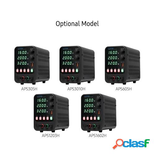 WANPTEK Banco DC fuente de alimentación Variable 30V 10A