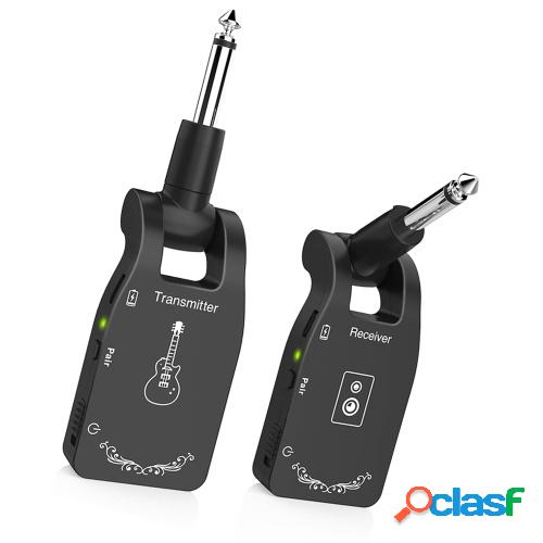 ammoon Wireless Guitar System 2.4G Rechargeable 6 Channels