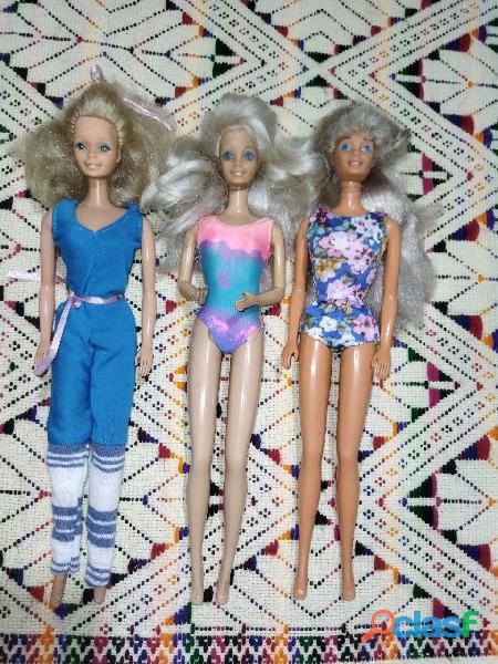 lote 3 barbie rotoplast Venezuela 1 blister moda ken