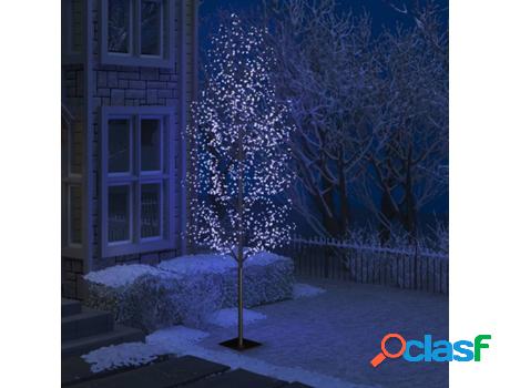 Árbol de Navidad VIDAXL Flor de Cerezo 1200 Luces LED Azul