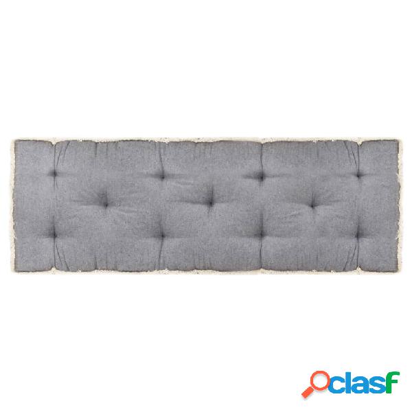 vidaXL Cojín para sofá de palets gris antracita 120x40x7