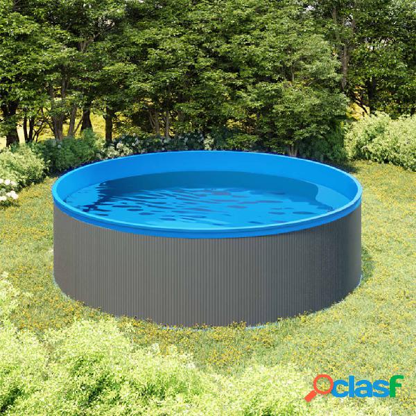 vidaXL Piscina de chapoteo con escalera de 4 peldaños