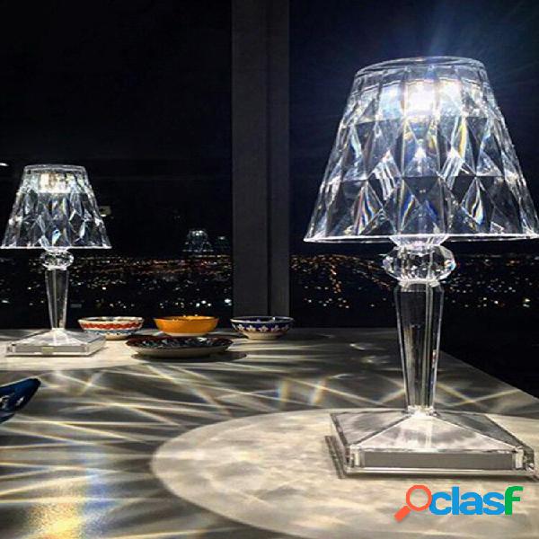 1 Pc Romántico Diamante Cristal Lámpara Bar Restaurante