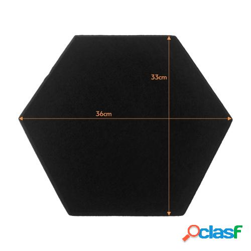 12 piezas 14 * 13 * 0.4in Paneles acústicos Diseño