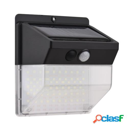136 LED Luz de pared solar PIR Luces con sensor de