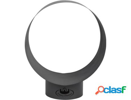 Abrigo para Leña ESSCHERT DESIGN Redondo (Negro - Acero -