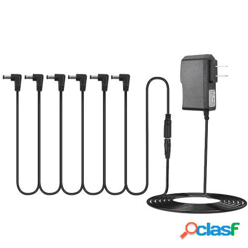 Adaptador de fuente de alimentación para pedal de efectos